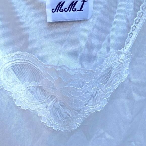 Vintage 60’s Lingerie MMI Nylon Lace Nightgown Size Large - Picture 5 of 6
